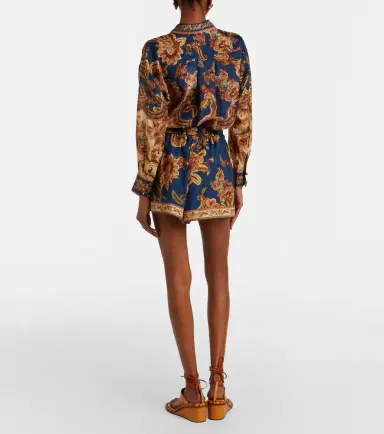 Zimmermann Aster printed silk shorts | Thumbnail 5 Zimmermann Aster printed silk shorts | Thumbnail 5