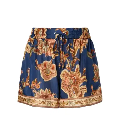 Zimmermann Aster printed silk shorts | Thumbnail 1 Zimmermann Aster printed silk shorts | Thumbnail 1
