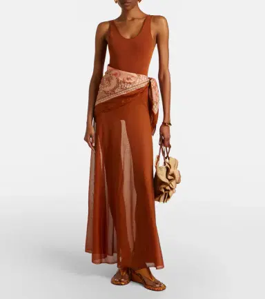 Zimmermann Aster scarf-detail maxi dress | Thumbnail 3