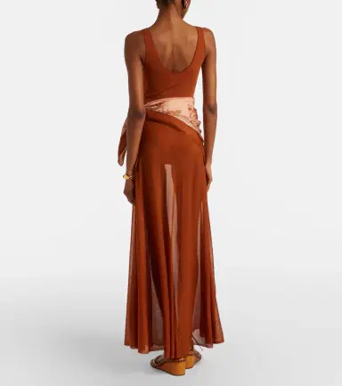 Zimmermann Aster scarf-detail maxi dress | Thumbnail 5