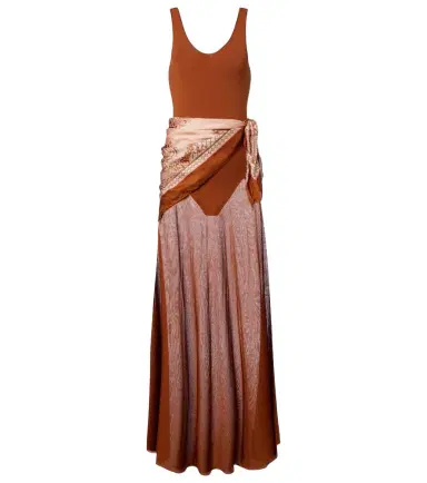 Zimmermann Aster scarf-detail maxi dress | Thumbnail 1