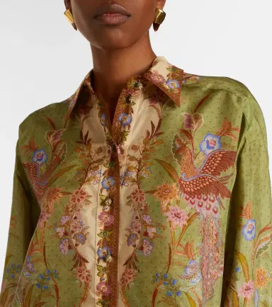Zimmermann Indra printed silk shirt | Thumbnail 2