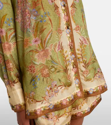 Zimmermann Indra printed silk shirt | Thumbnail 4