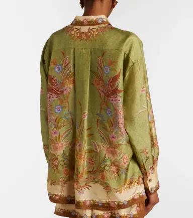 Zimmermann Indra printed silk shirt | Thumbnail 5