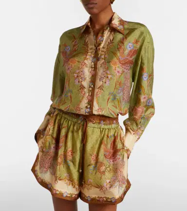 Zimmermann Indra printed silk shirt | Thumbnail 6