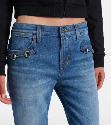 Gucci Horsebit flared jeans | Thumbnail 5