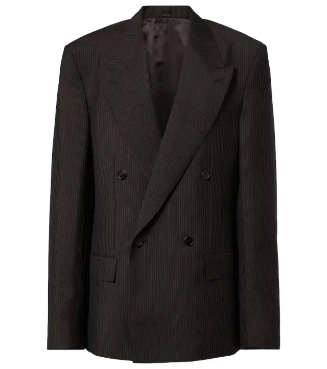 Gucci Pinstripe wool and mohair blazer