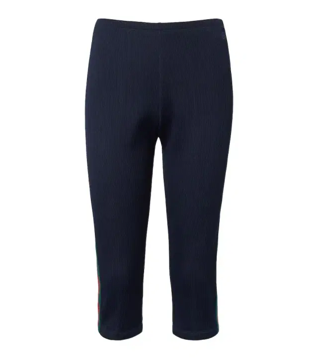 Gucci Web Stripe ribbed-knit jersey capri pants