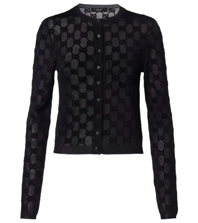 GG crêpe cardigan