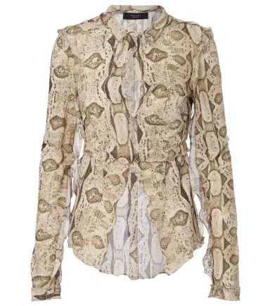 Gucci Snake-print silk blouse | Thumbnail 1 Gucci Snake-print silk blouse | Thumbnail 1