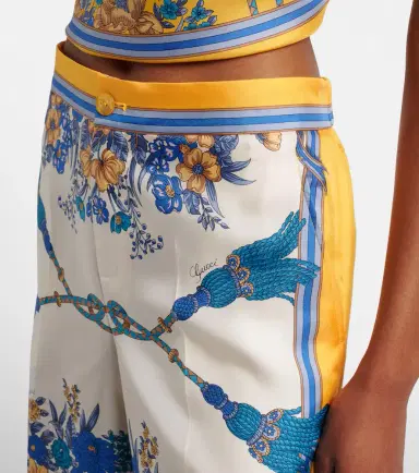Gucci Floral silk twill Bermuda shorts | Thumbnail 5 Gucci Floral silk twill Bermuda shorts | Thumbnail 5