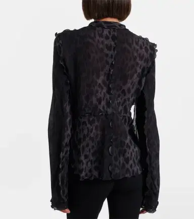 Gucci Leopard-printed silk blouse | Thumbnail 3 Gucci Leopard-printed silk blouse | Thumbnail 3