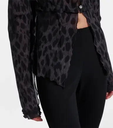 Gucci Leopard-printed silk blouse | Thumbnail 4 Gucci Leopard-printed silk blouse | Thumbnail 4