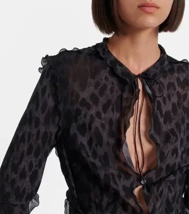 Gucci Leopard-printed silk blouse | Thumbnail 5 Gucci Leopard-printed silk blouse | Thumbnail 5