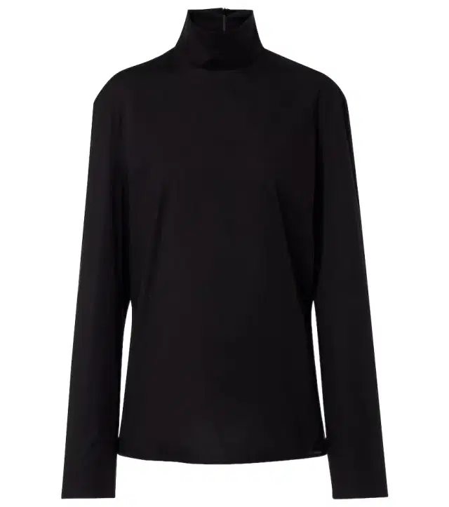 Gucci Cotton-blend poplin turtleneck top