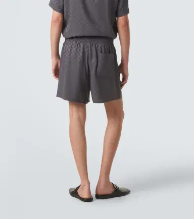 Gucci GG silk jacquard shorts | Thumbnail 3 Gucci GG silk jacquard shorts | Thumbnail 3