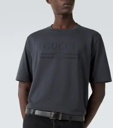 Gucci Logo cotton-blend jersey T-shirt | Thumbnail 3 Gucci Logo cotton-blend jersey T-shirt | Thumbnail 3