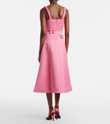Leo Lin Beatrice bow-detail midi dress | Thumbnail 6