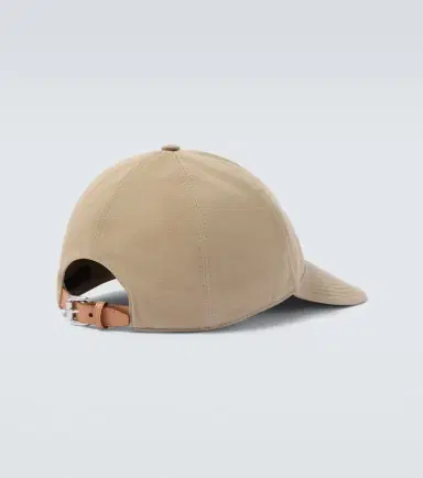 Prada Logo canvas baseball cap | Thumbnail 2