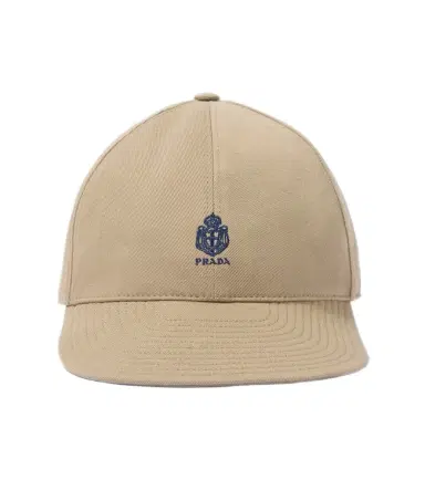 Prada Logo canvas baseball cap | Thumbnail 1