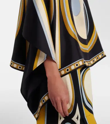La DoubleJ Foulard printed silk twill top | Thumbnail 3