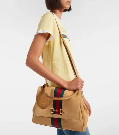 Gucci Paparazzo Medium suede top-handle bag | Thumbnail 6 Gucci Paparazzo Medium suede top-handle bag | Thumbnail 6