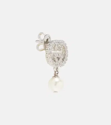 Gucci Interlocking G embellished drop earrings | Thumbnail 4