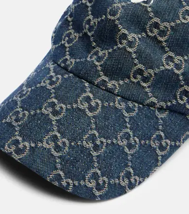 Gucci GG denim baseball cap | Thumbnail 3
