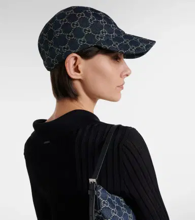 Gucci GG denim baseball cap | Thumbnail 4