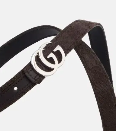 Gucci GG Marmont reversible canvas belt | Thumbnail 2