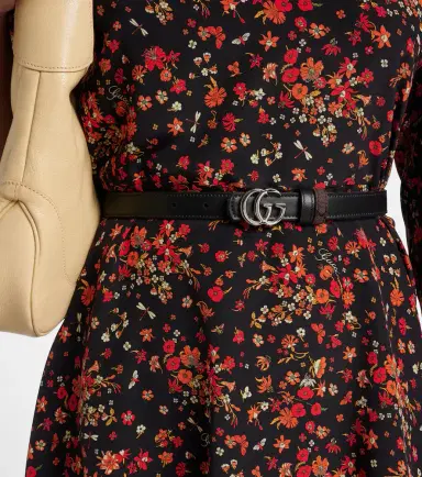 Gucci GG Marmont reversible canvas belt | Thumbnail 3