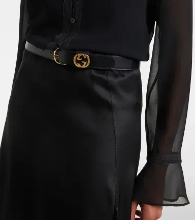 Gucci Interlocking G leather belt | Thumbnail 3 Gucci Interlocking G leather belt | Thumbnail 3