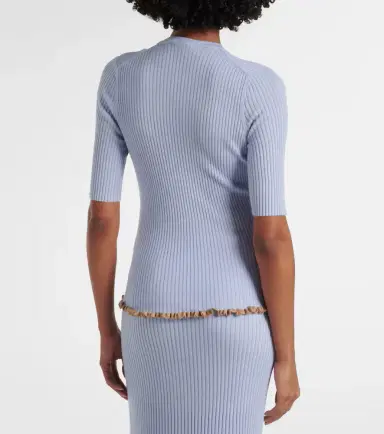 Gabriela Hearst Mireya cashmere and silk top | Thumbnail 4