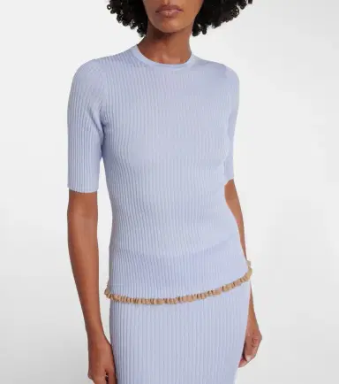 Gabriela Hearst Mireya cashmere and silk top | Thumbnail 5