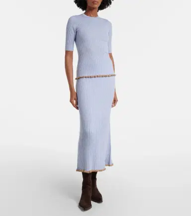 Gabriela Hearst Mireya cashmere and silk top | Thumbnail 6
