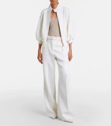Gabriela Hearst Aluin virgin wool bomber jacket | Thumbnail 4 Gabriela Hearst Aluin virgin wool bomber jacket | Thumbnail 4