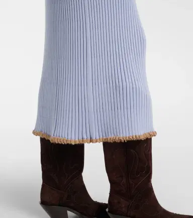 Gabriela Hearst Kavya cashmere and silk midi skirt | Thumbnail 4 Gabriela Hearst Kavya cashmere and silk midi skirt | Thumbnail 4