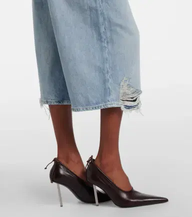 Acne Studios Distressed denim Bermuda shorts | Thumbnail 2 Acne Studios Distressed denim Bermuda shorts | Thumbnail 2