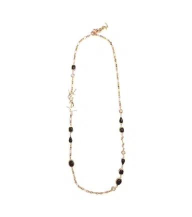 Saint Laurent Cassandre embellished chain necklace | Thumbnail 1