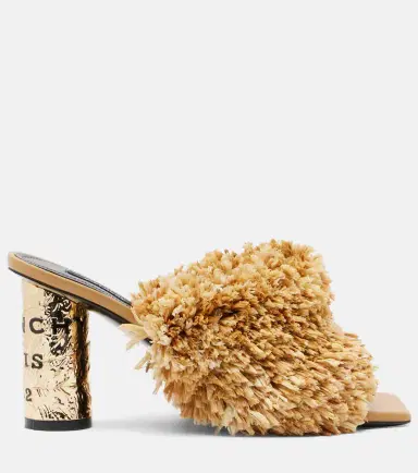 Givenchy Tape raffia-effect mules | Thumbnail 3