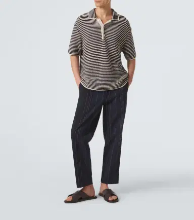 Orlebar Brown Sonoran striped cotton straight pants | Thumbnail 3 Orlebar Brown Sonoran striped cotton straight pants | Thumbnail 3