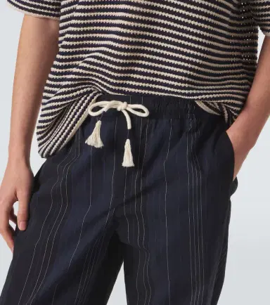 Orlebar Brown Sonoran striped cotton straight pants | Thumbnail 5 Orlebar Brown Sonoran striped cotton straight pants | Thumbnail 5
