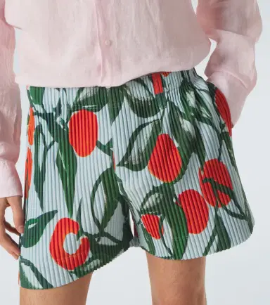 Homme Plisse Issey Miyake Homme Plissé Issey Miyake Pleated printed shorts | Thumbnail 2 Homme Plisse Issey Miyake Homme Plissé Issey Miyake Pleated printed shorts | Thumbnail 2