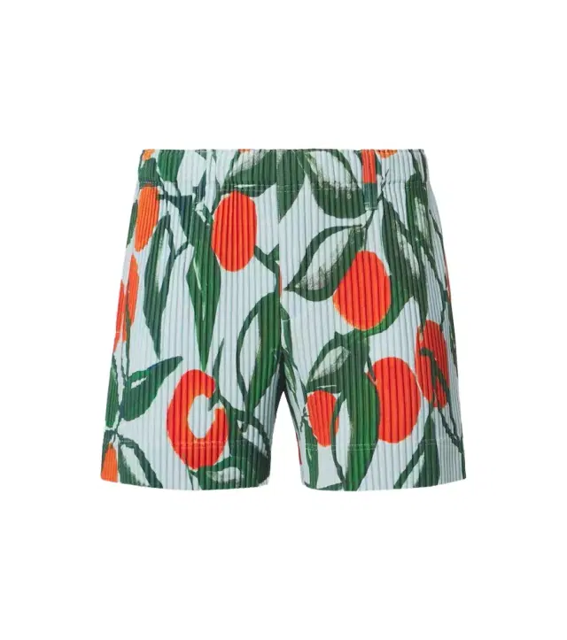 Homme Plisse Issey Miyake Homme Plissé Issey Miyake Pleated printed shorts