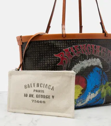 Balenciaga Select Medium canvas tote bag | Thumbnail 3