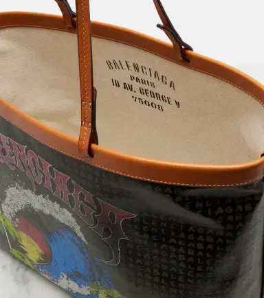 Balenciaga Select Medium canvas tote bag | Thumbnail 4