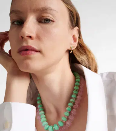 Ileana Makri Serpent Nest 18kt gold earrings with diamonds and emeralds | Thumbnail 4 Ileana Makri Serpent Nest 18kt gold earrings with diamonds and emeralds | Thumbnail 4