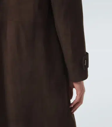 Kiton Leather overcoat | Thumbnail 2