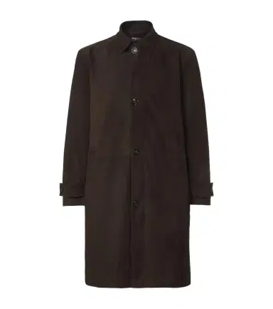 Kiton Leather overcoat | Thumbnail 1