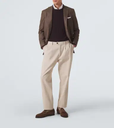 Kiton Prince of Wales check virgin wool blazer | Thumbnail 3 Kiton Prince of Wales check virgin wool blazer | Thumbnail 3